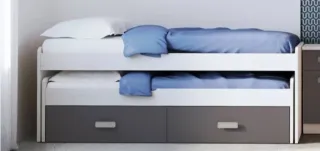 Cama nido con cajones
