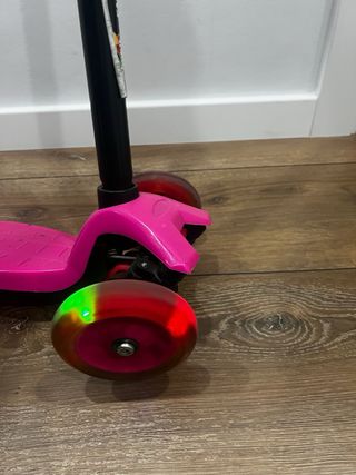 Patinete infantil 3 ruedas rosa
