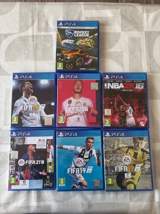 Juegos PS4 (PlayStation 4) - FIFA, NBA 2K16, Rocke