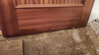 Puerta blindada principal madera