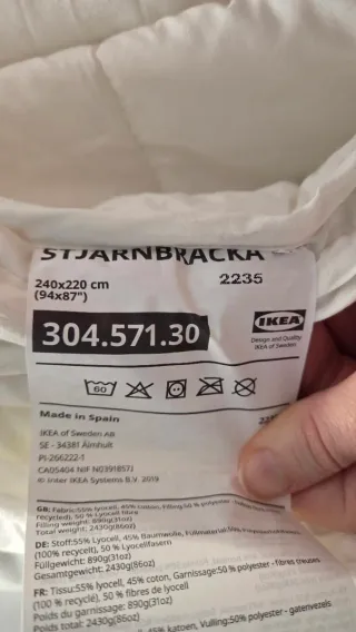 Edredón Ikea Stjarnbracka