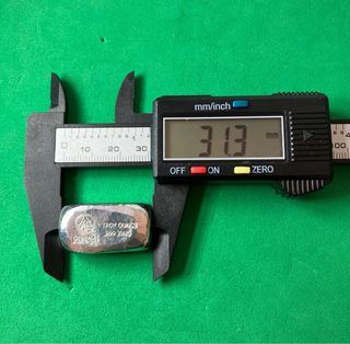 L#562 Tres Lingotes de zinc puro .999