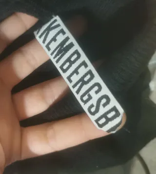 Maglioncino lana Bikkembergs nero maglione uomo