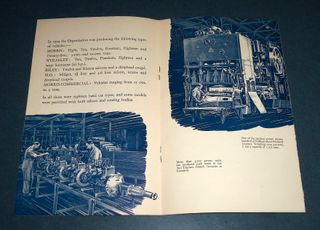 Folleto / Cuaderno ”La historia de MORRIS MOTORS”