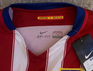 Camiseta vintage Atlético de Madrid Firmada L