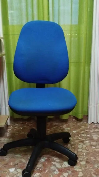 Silla de escritorio azul