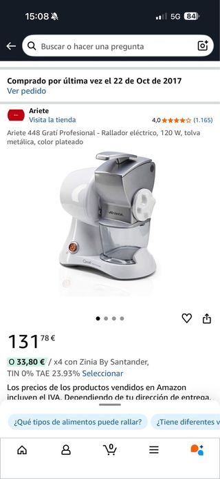 Rallador eléctrico