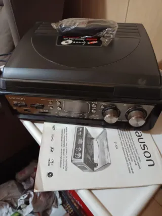 Tocadiscos Lauson CL-126 Radio USB/SD