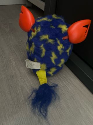 Peluche Furby Azul y bolsa