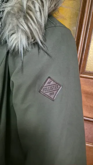 Parka Hollister verde oliva