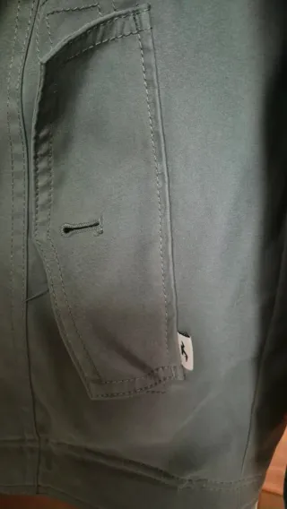 Parka Hollister verde oliva