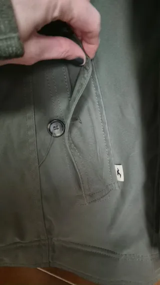 Parka Hollister verde oliva