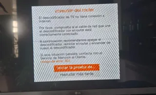 Descodificador Orange TV con mando y cargador
