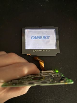 Pantalla y carcasa game boy advance sp