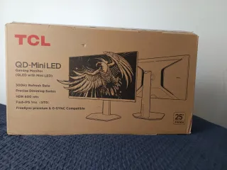 Monitor TCL 25" QD-Mini-LED Gaming FHD de 300Hz