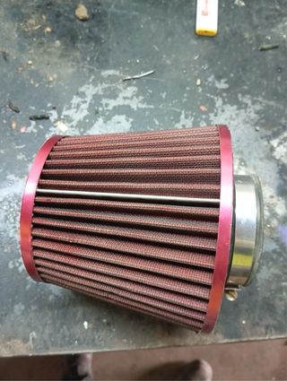 Filtro de Admisión universal Coche Rojo