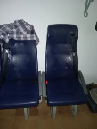 3 asientos furgoneta con cinturón