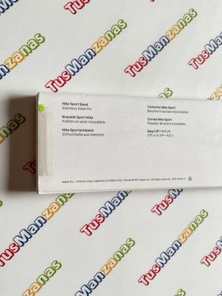 Nike Sport Band Platino Puro / Negro