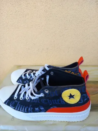 Converse UNT1TL3D Scarpe Uomo Nero Rosso