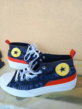 Converse UNT1TL3D Scarpe Uomo Nero Rosso