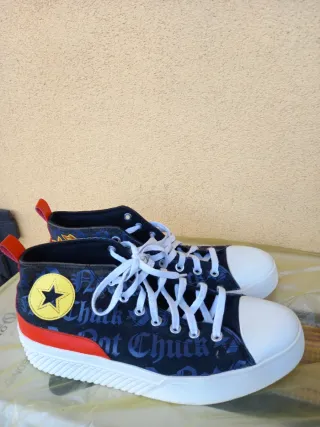 Converse UNT1TL3D Scarpe Uomo Nero Rosso