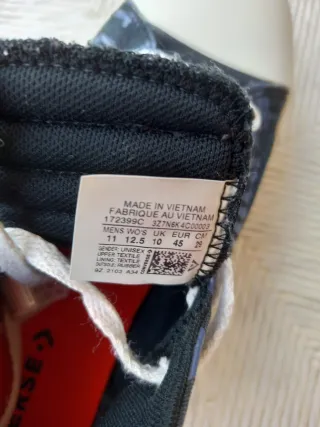 Converse UNT1TL3D Scarpe Uomo Nero Rosso