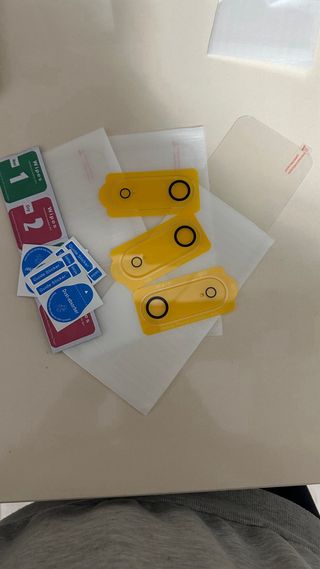 Protectores Pantalla y camara iphone 17 air+fundas