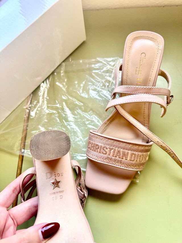 Christian Dior Sandalias Dway Block T 39 original