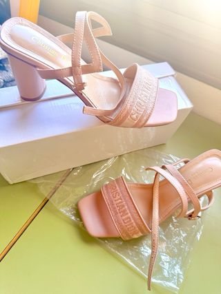 Christian Dior Sandalias Dway Block T 39