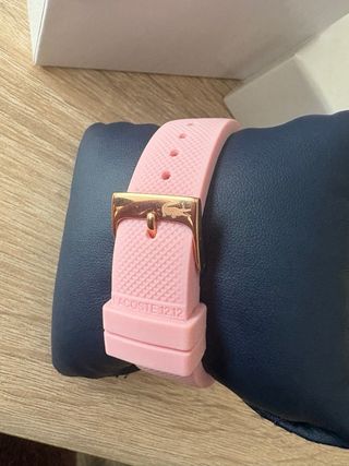 Reloj Lacoste Rosa Correa Goma Mujer