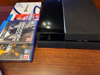 PS4 (PlayStation 4 128gb) + Juegos y Auriculares
