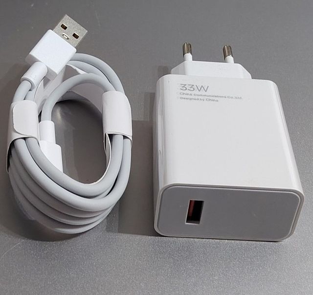 Caricabatterie compatibile Xiaomi 33W con cavo USB-C da 1M