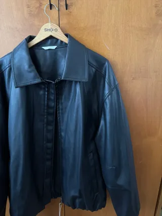 Zara giacca biker pelle taglia L giubbino uomo mod