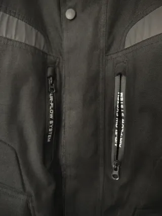 Chaqueta Moto Shiro Hombre Negra