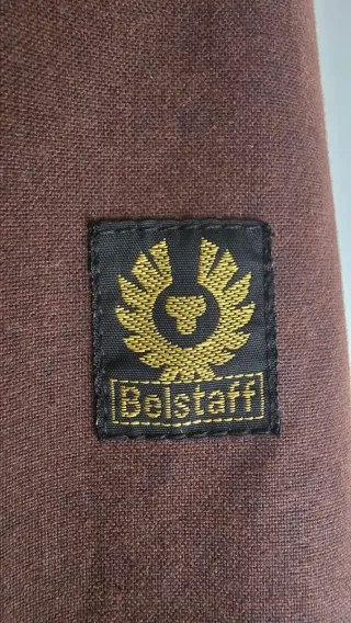 Chaqueta Belstaff encerada marrón
