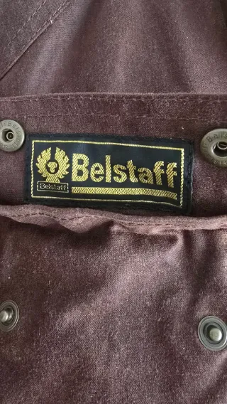 Chaqueta Belstaff encerada marrón