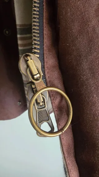 Chaqueta Belstaff encerada marrón