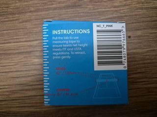 Medidor Red Tenis ITF Rosa Nuevo