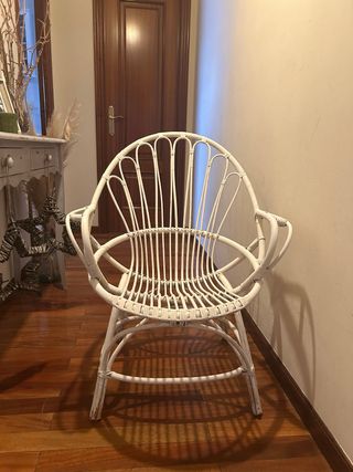 Butaca de mimbre