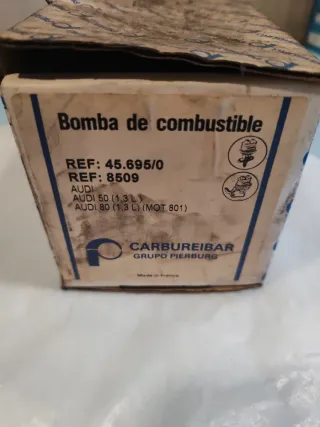 Bomba combustible Audi 80 50 1.3 L ref8509