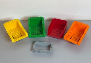 Lego Cassoni Rimorchi Camion Ruspe 5 Pezzi