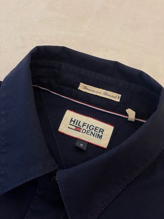 Camisa Tommy Hilfiger Hombre Talla S Azul