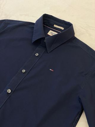 Camisa Tommy Hilfiger Hombre Talla S Azul