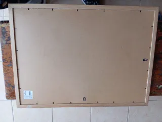 Quadro con foto mare e nuvole