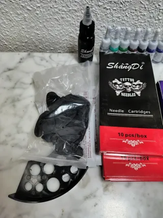 Kit maquina de tatuaje inalámbrica
