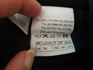 Gonna nera a balze taglia XS