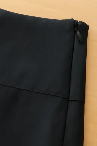 Gonna nera a balze taglia XS