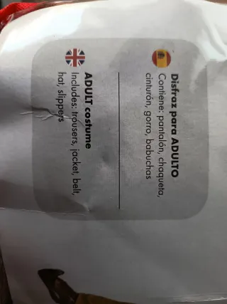 Disfraz adulto 7 enanitos.