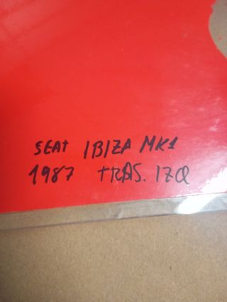 Cristal Trasero Seat Ibiza MK1