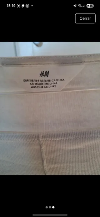 Camiseta manga larga h&m